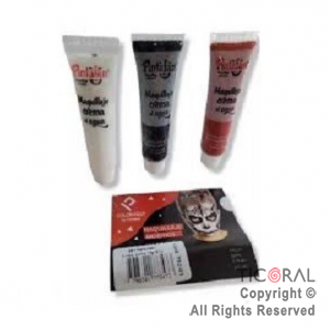 MAQUILLAJE ARTISTICO CREMA POMO HALLOWEEN 10gr (PACK X 3 UNID)